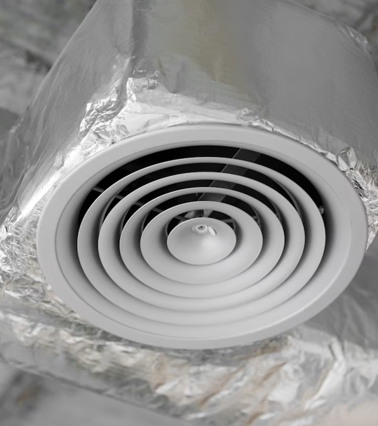Show Me Air Duct Cleaning technician inspecting commercial HVAC vent system in O’Fallon Missouri